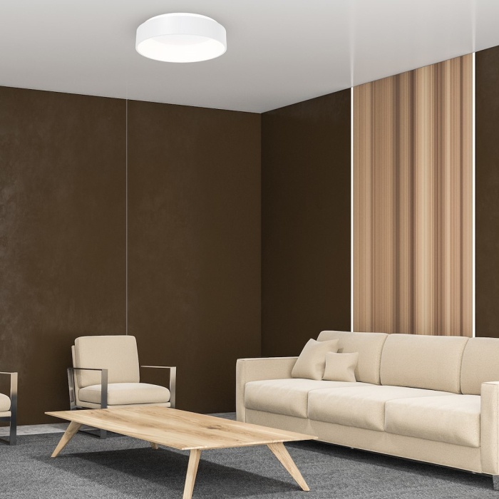 Plafoniera Milagro Ohio LED 40W 1680lm 3000K/6000K 230V White Metal & Acril IP20 [6]