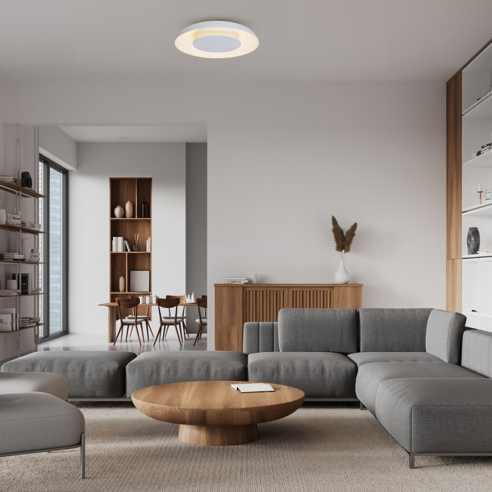 Plafoniera Milagro Piattino LED 30W 1900 lm 3000K/4000K/6000K 230V White Metal & Acril IP20 [4]