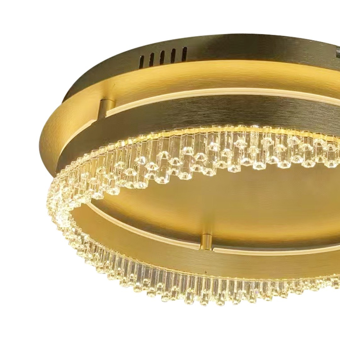 Plafoniera Milagro Preciosa LED 36W 2880lm 4000K 230V Gold Metal & Acril IP20 [2]