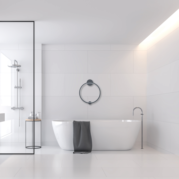 Plafoniera Milagro Saturno LED 25W 1400lm 4000K 230V Black Aluminiu & Plastic IP44 [2]