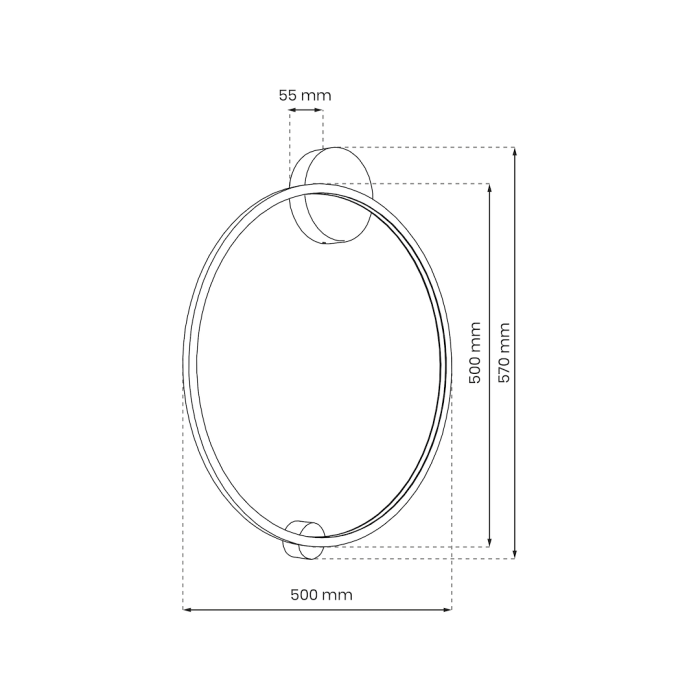 Plafoniera Milagro Saturno LED 25W 1400lm 4000K 230V Gold Aluminiu & Plastic IP44 [4]
