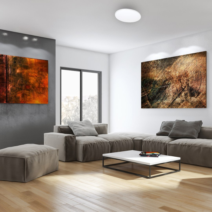 Plafoniera Milagro Siena LED 25W 2500lm 3000K/6000K 230V White Metal & Plastic IP20 [3]