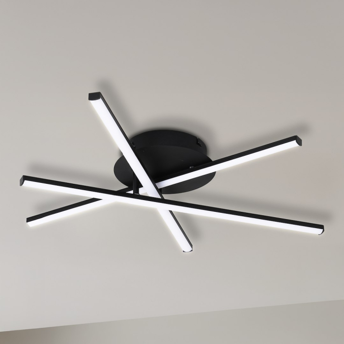 Plafoniera Milagro Stick LED 12W 710 lm 4000K 230V Black Metal IP20 [6]