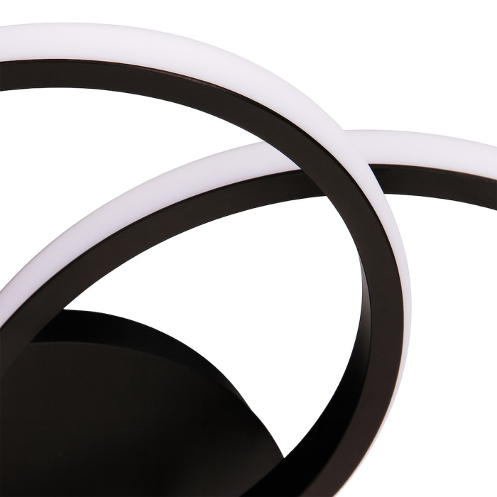 Plafoniera Milagro Titano LED 12W 710 lm 4000K 230V Black Metal IP20 [7]