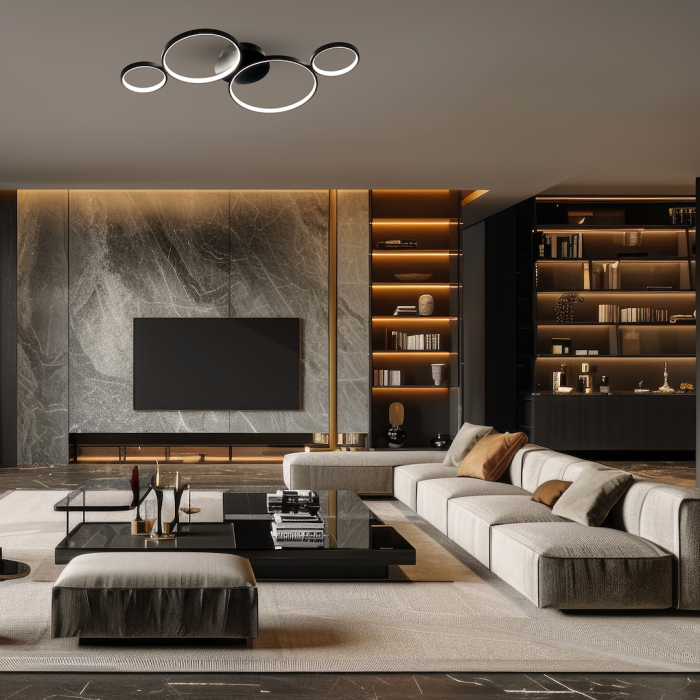 Plafonieră Milagro Universe  30W 2500lm 4000K 230V/50Hz Black Metal & Plastic IP20 [2]