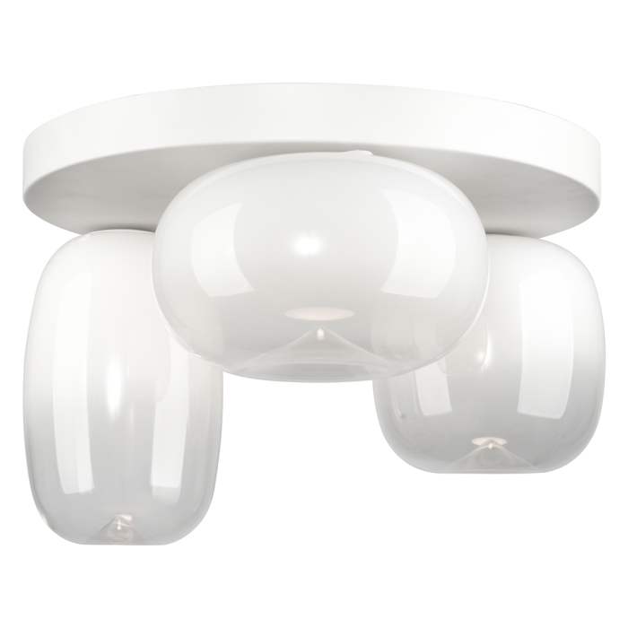 Plafoniera Milagro Vaso LED 12W 1131lm 3000K 230V White Metal & Sticla IP20 [2]