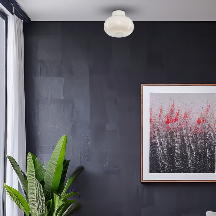 Plafoniera Milagro Vaso LED 4W 388lm 3000K 230V White Metal & Sticla IP20 [4]