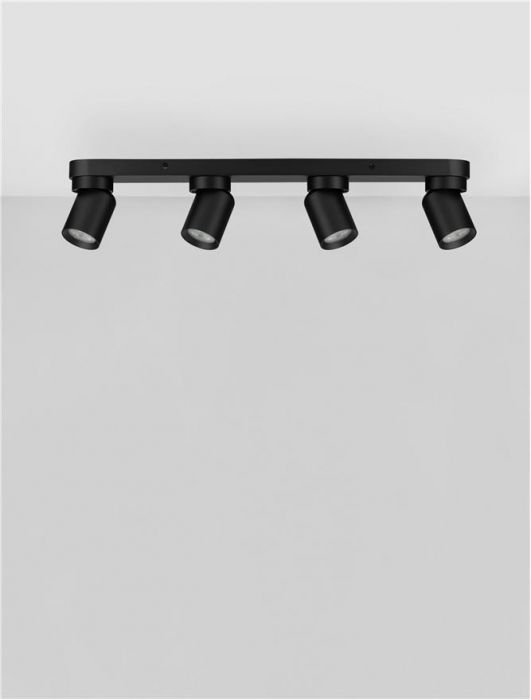 Plafoniera Nova Luce AMECY 9011350 GU10 4x10W    Sandy Black Aluminium  IP20 [3]
