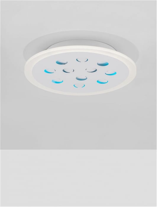 Plafoniera Nova Luce ASTRAEUS 9030649 LED 19W 3000K 1485lm Sandy White Aluminium & Acrylic   Dimmable With remote control IP20 [5]