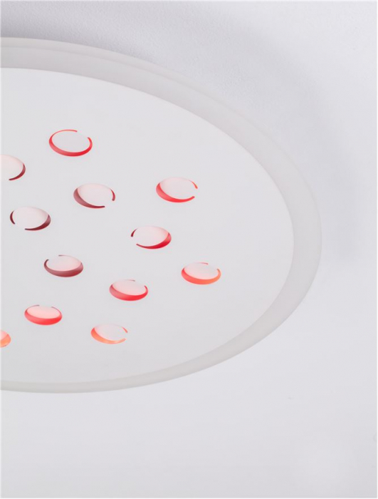 Plafoniera Nova Luce ASTRAEUS 9030650 LED 30W 3000K 2357lm Sandy White Aluminium & Acrylic   Dimmable With remote control IP20 [9]