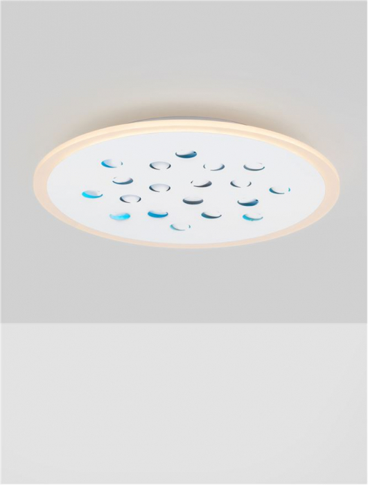 Plafoniera Nova Luce ASTRAEUS 9030650 LED 30W 3000K 2357lm Sandy White Aluminium & Acrylic   Dimmable With remote control IP20 [3]