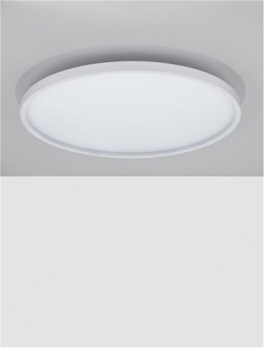 Plafoniera Nova Luce CHET 9030652 LED 49W 2700K-5000K 3136lm Sandy White Aluminium & Acrylic   Dimmable With remote control IP20 [3]