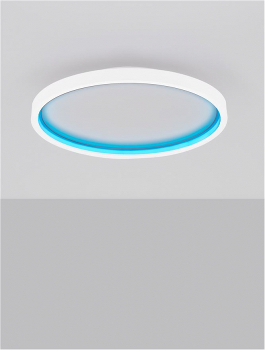 Plafoniera Nova Luce CHET 9030653 LED 30W 2700K-5000K 2057lm Sandy White Aluminium & Acrylic   Dimmable With remote control IP20 [9]