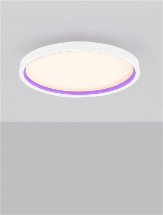 Plafoniera Nova Luce CHET 9030653 LED 30W 2700K-5000K 2057lm Sandy White Aluminium & Acrylic   Dimmable With remote control IP20 [5]