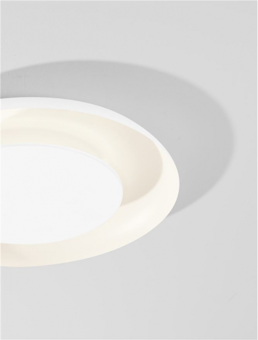 Plafoniera Nova Luce EPOS 9345704 Triac DimmableSandy White Metal & Polycarbonate LED 38W 2200lm 2700K+4000K IP20 [5]