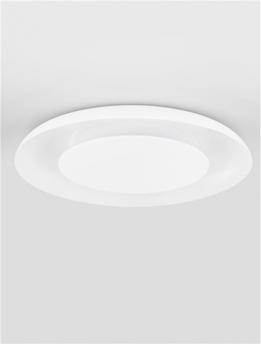 Plafoniera Nova Luce EPOS 9345704 Triac DimmableSandy White Metal & Polycarbonate LED 38W 2200lm 2700K+4000K IP20 [3]