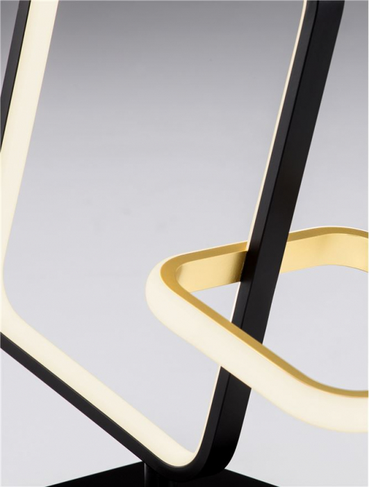 Plafoniera Nova Luce IMAR 9001106 Triac Dimmable Sandy Black & Gold Steel & Aluminium LED 30W 1261lm 3200K IP20 [5]