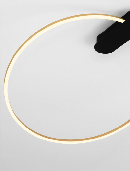 Plafoniera Nova Luce KIKLOS 9248175 Triac Dimmable Brass Gold Steel, Aluminium & Silicone LED 30W 1301lm 3000K IP20 [5]