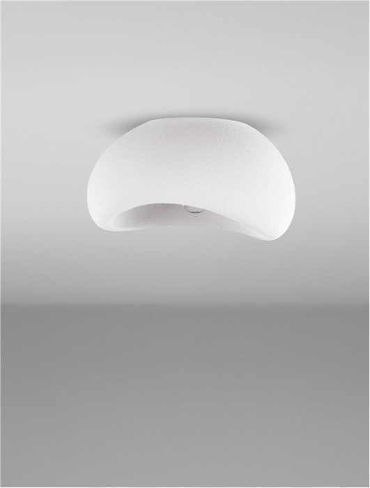 Plafoniera Nova Luce AERE 9002663  E27 1x12W Polyurethane & Resin Sandy White IP20 [3]
