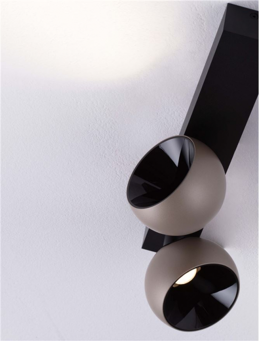 Plafoniera Nova Luce LUSA 9088122 Triac Dimmable Champaign Gold Aluminium & Black Base LED 21W 1530lm 3000K IP20 [5]