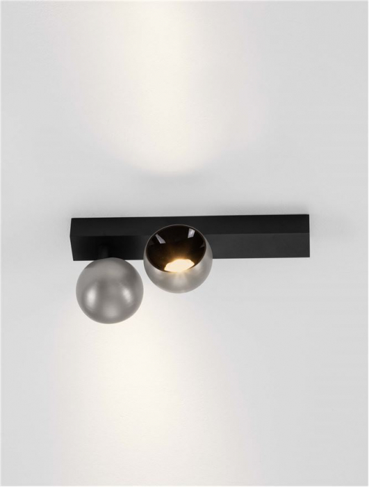 Plafoniera Nova Luce LUSA 9088123 Triac Dimmable Foggy Nickel Aluminium & Sandy Black Base LED 21W 1530lm 3000K IP20 [3]