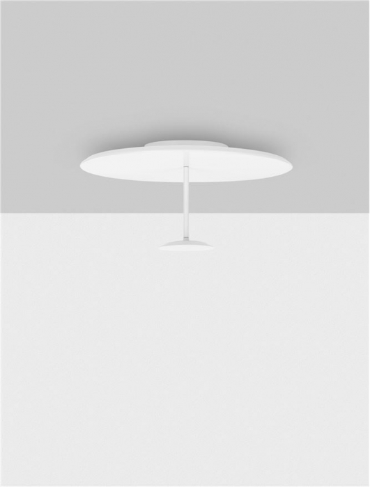 Plafoniera Nova Luce NIMA 9248180 Triac Dimmable Sandy White Steel, Aluminium & Acrylic LED 15W 984lm 3000K IP20 [3]