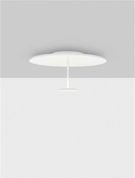 Plafoniera Nova Luce NIMA 9248180 Triac Dimmable Sandy White Steel, Aluminium & Acrylic LED 15W 984lm 3000K IP20 [4]