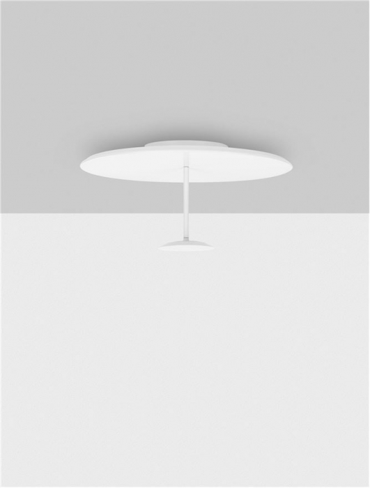 Plafoniera Nova Luce NIMA 9248181 Triac Dimmable Sandy White Steel, Aluminium & Acrylic LED 30W 1832lm 3000K IP20 [3]