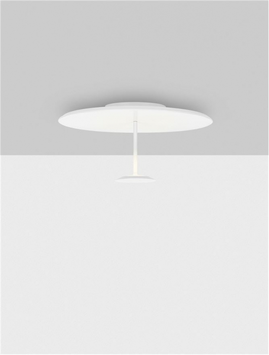 Plafoniera Nova Luce NIMA 9248181 Triac Dimmable Sandy White Steel, Aluminium & Acrylic LED 30W 1832lm 3000K IP20 [4]
