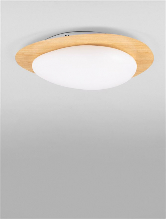 Plafoniera Nova Luce NIMBUS 9030647 LED 29W 3000K 2384lm W ood Color Aluminium & Acrylic  Triac Dimmable IP20 [3]