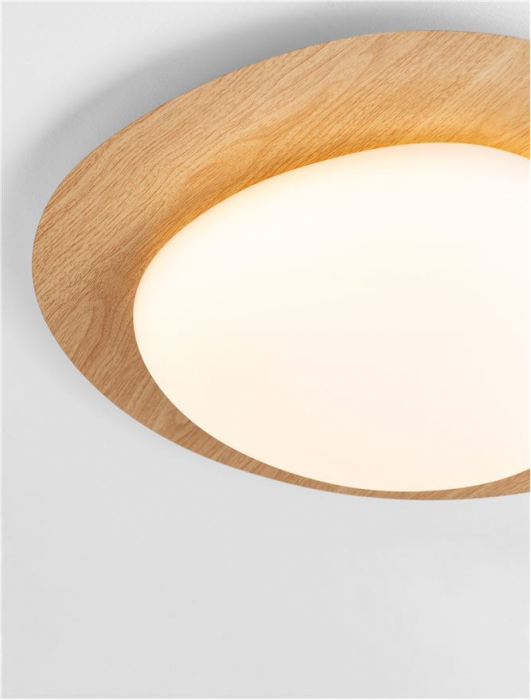 Plafoniera Nova Luce NIMBUS 9030648 LED 21W 3000K 1572lm W ood Color Aluminium &Acrylic  Triac Dimmable IP20 [5]