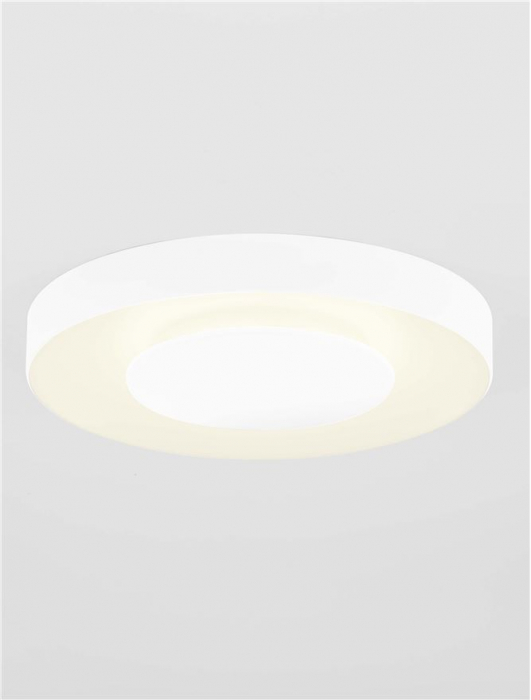 Plafoniera Nova Luce PADA 9345714 Triac Dimmable Sandy White Metal & Acrylic LED 25W 1592lm 2700K+4000K IP20 [4]