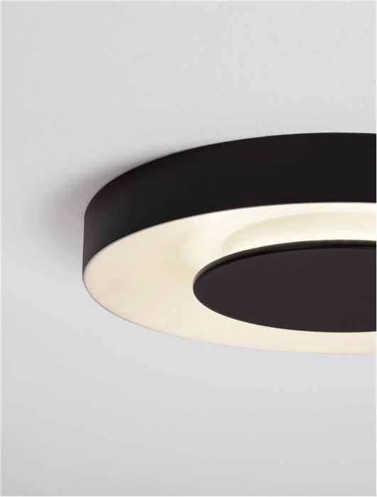 Plafoniera Nova Luce PADA 9345716 Triac Dimmable Sandy Black & White Metal & Acrylic LED 25W 1592lm 2700K+4000K IP20 [5]