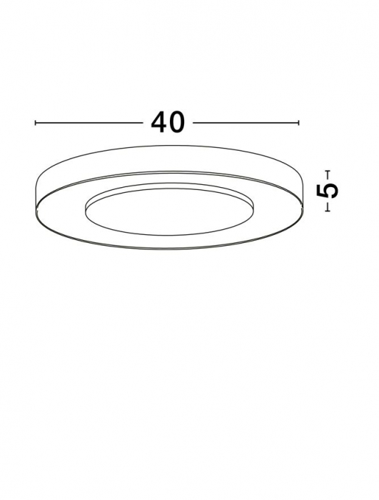Plafoniera Nova Luce PADA 9345716 Triac Dimmable Sandy Black & White Metal & Acrylic LED 25W 1592lm 2700K+4000K IP20 [6]