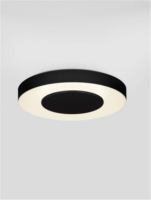 Plafoniera Nova Luce PADA 9345716 Triac Dimmable Sandy Black & White Metal & Acrylic LED 25W 1592lm 2700K+4000K IP20 [4]