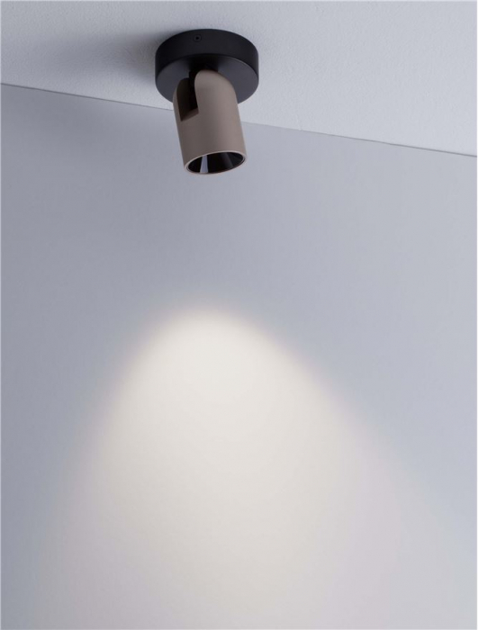 Plafoniera Nova Luce SIRMOS 9088133 Triac Dimmable Champaign Gold Aluminium & Sandy Black Base LED 8W 582lm 3000K IP20 [5]