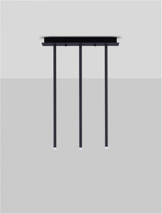 Plafoniera Nova Luce STILVI 9232154 Sandy Black Aluminium LED 8W 214lm 3000K IP20 [3]