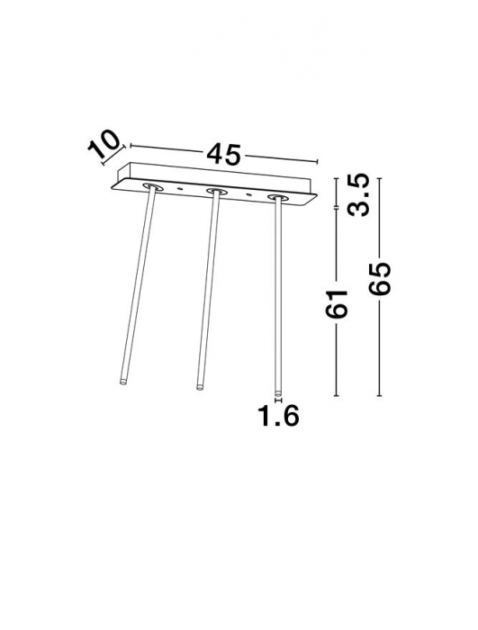 Plafoniera Nova Luce STILVI 9232154 Sandy Black Aluminium LED 8W 214lm 3000K IP20 [6]