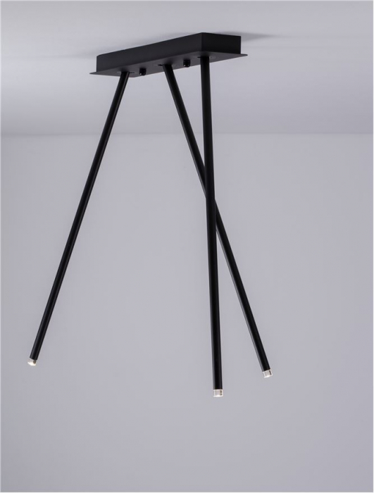 Plafoniera Nova Luce STILVI 9232154 Sandy Black Aluminium LED 8W 214lm 3000K IP20 [5]