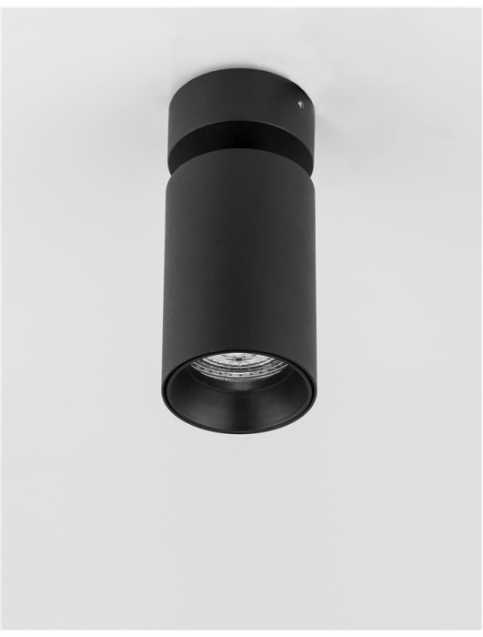 Aplica/Plafoniera Nova Luce TOD GU10 1X10W   Sandy Black Aluminium  IP20 [4]