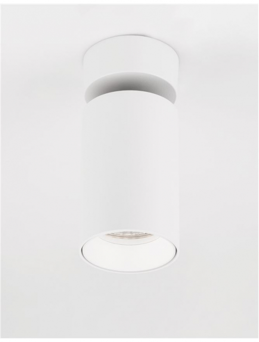 Aplica/Plafoniera Nova Luce TOD GU10 1X10W   Sandy White Aluminium  IP20 [5]