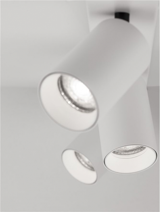 Plafoniera Nova Luce TOD GU10 3X10W   Sandy White Aluminium  IP20 [5]
