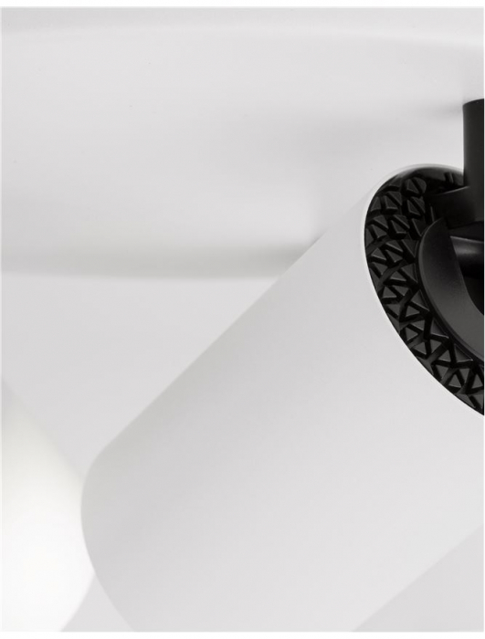 Plafoniera Nova Luce TOD GU10 3X10W   Sandy White Aluminium  IP20 [10]