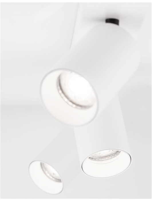 Plafoniera Nova Luce TOD GU10 3X10W   Sandy White Aluminium  IP20 [8]