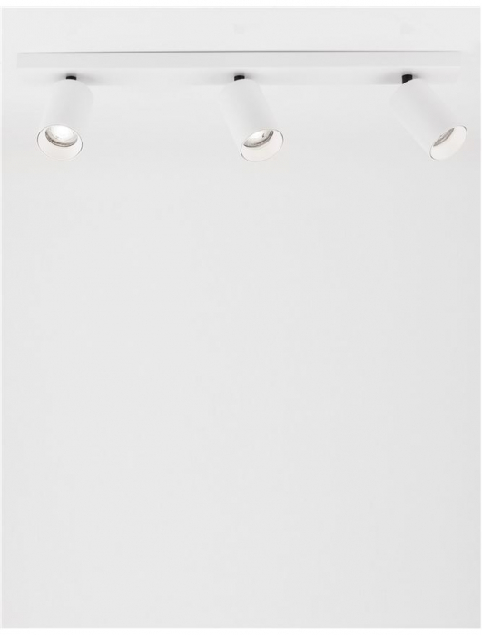 Plafoniera Nova Luce TOD GU10 3X10W   Sandy White Aluminium  IP20 [3]