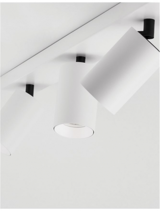 Plafoniera Nova Luce TOD GU10 3X10W   Sandy White Aluminium  IP20 [7]