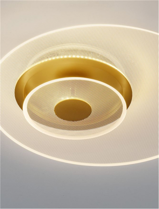 Plafoniera Nova Luce VALENTIN 9030640 LED 29W 3000K 1939lm Brass Gold Aluminium & Acrylic  Triac Dimmable IP20 [8]