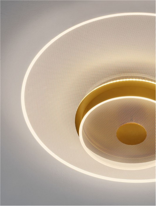 Plafoniera Nova Luce VALENTIN 9030641 LED 35W 3000K 2189lm Brass Gold Aluminium &Acrylic  Triac Dimmable IP20 [5]