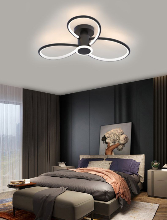 Plafoniera OEM LED integrat 84W 4000lm CCT (3000K+4000K+6500K) Metal+Acril D700 x 220mm [3]