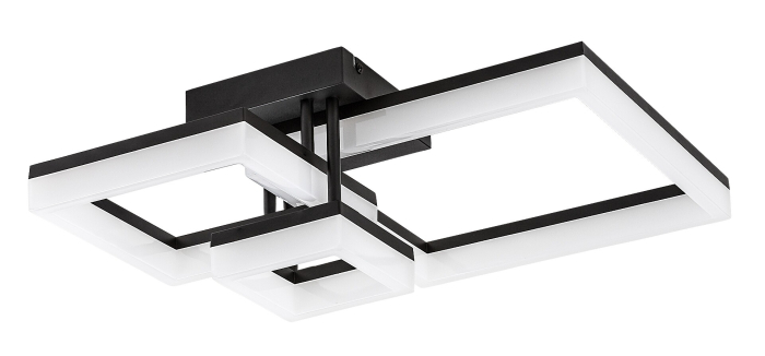 Plafoniera Rabalux Amilia LED 22W 2070lm 3000, 4000, 6500K metal plastic negru alb IP20 [2]